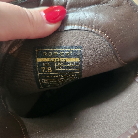 Roper Gray Western Cowboy Boots - Picture 5 of 8